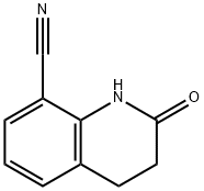 2-oxo-1,2,3,4-tetrahydroquinoline-8-carbonitrile Struktur