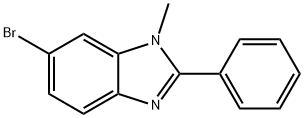 6-bromo-1-methyl-2-phenyl-1H-benzo[d]imidazole Structure