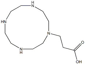 1,4,7,10-Tetraazacyclododecane-1-propanoic acid 结构式
