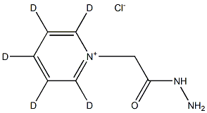 2-(2,3,4,5,6-pentadeuteriopyridin-1-ium-1-yl)acetohydrazide:chloride Structure