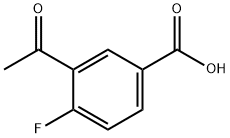 3-乙酰基-4-氟苯甲酸, 1505662-44-1, 结构式