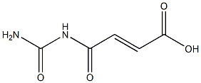 2-Butenoic acid,4-[(aminocarbonyl)amino]-4-oxo- Structure