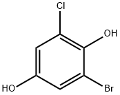 1,4-Benzenediol, 2-bromo-6-chloro-|1,4-苯二酚,2-溴-6-氯 -