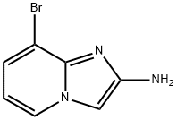 8-溴咪唑并[1,2-A]吡啶-2-胺 结构式