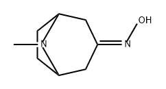 8-Azabicyclo[3.2.1]octan-3-one, 8-methyl-, oxime Structure