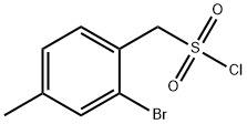 (2-Bromo-4-methylphenyl)methanesulfonyl chloride Struktur