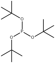 Phosphorous acid,tris(1,1-dimethylethyl) ester Struktur