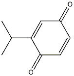 2,5-Cyclohexadiene-1,4-dione, 2-(1-methylethyl)-