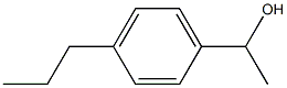 Benzenemethanol, a-methyl-4-propyl- Struktur