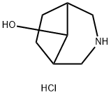 3-氮杂双环[3.2.1]辛烷-8-醇盐酸盐, 1523618-33-8, 结构式