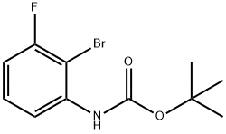 tert-butyl (2-bromo-3-fluorophenyl)carbamate,1525559-78-7,结构式