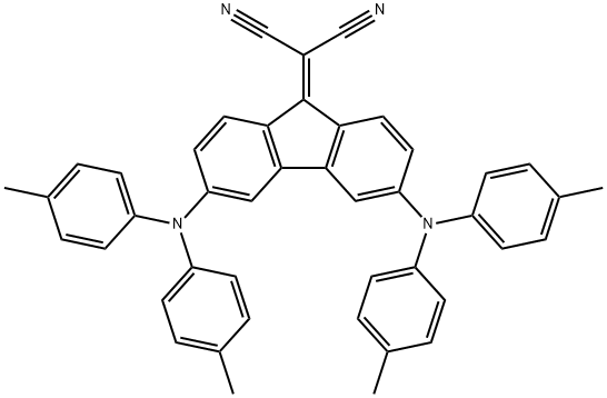 2-(3,6-Bis(di-p -tolylamino)-9H -fluoren-9-ylidene)malononitrile|2-(3,6-双(二-对甲苯胺基)-9H-芴-9-亚烷基)丙二腈