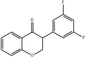 3-(3,5-Difluoro-phenyl)-chroman-4-one Structure