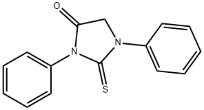 1,3-Diphenyl-2-thiohydantoin, 95% 化学構造式