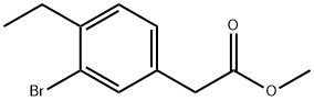2-(3-溴-4-乙基苯基)乙酸甲酯, 1536655-66-9, 结构式