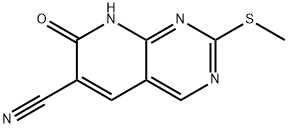 2-(甲硫基)-7-氧代-1,7-二氢吡啶[2,3-D]嘧啶-6-碳腈 结构式