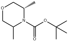 (3S)-tert-butyl 3,5-dimethylmorpholine-4-carboxylate 结构式