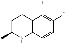 (S)-5,6-二氟-2-甲基-1,2,3,4-四氢喹啉,154357-38-7,结构式