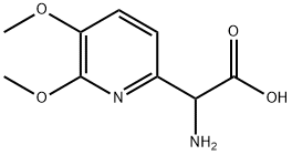 2-AMINO-2-(5,6-DIMETHOXYPYRIDIN-2-YL)ACETIC ACID 结构式