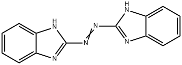 1H-Benzimidazole,2,2'-azobis- (9CI) Struktur