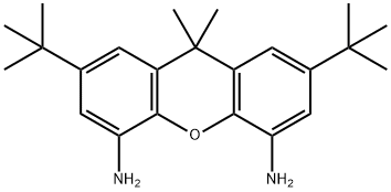 9H-Xanthene-4,5-diamine, 2,7-bis(1,1-dimethylethyl)-9,9-dimethyl- Struktur