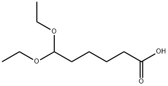 6,6-DIETHOXYHEXANOIC ACID,155200-43-4,结构式