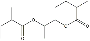 PROPYLENEGLYCOL DI-2-METHYLBUTYRATE, 155514-30-0, 结构式