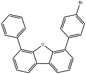 4-(4-溴苯基)-6-苯基二苯并[B,D]呋喃 结构式
