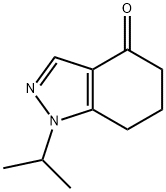 1-异丙基-6,7-二氢-1H-吲唑-4(5H)-酮, 155997-51-6, 结构式