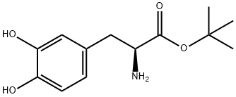 L-3,4-二羟基苯丙氨酸叔丁酯, 156275-69-3, 结构式