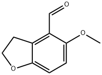 5-甲氧基-2,3-二氢-1-苯并呋喃-4-甲醛,156297-81-3,结构式