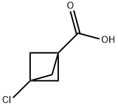 3-氯二环[1.1.1]戊烷-1-羧酸,156329-73-6,结构式
