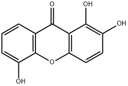 1,2,5-trihydroxyxanthone Structure