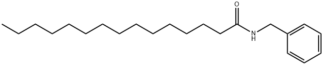 N-苄基十五碳酰胺 结构式