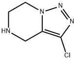3-chloro-4,5,6,7-tetrahydro-[1,2,3]triazolo[1,5-a]pyrazine Structure