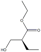 ethyl (S)-2-(hydroxymethyl)butanoate 化学構造式