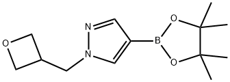 1-(噁丁环烷-3-基甲基)-4-(四甲基-1,3,2-二噁硼戊环-2-基)-1H-吡唑,1578484-07-7,结构式