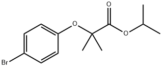 ISOPROPYL 2-(4-BROMOPHENOXY)-2-METHYLPROPANOATE 化学構造式