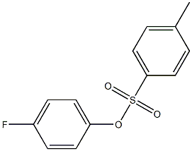 Phenol, 4-fluoro-, 4-methylbenzenesulfonate Structure