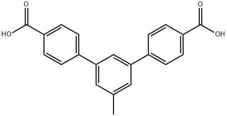 [1,1':3',1''-Terphenyl]-4,4''-dicarboxylic acid, 5'-methyl- Structure