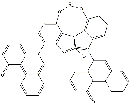 (S)-6,6'-双(9-菲基)螺环二酚磷酸酯,1585988-92-6,结构式