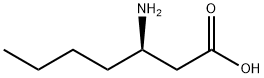 (3R)-3-aminoheptanoic acid Structure