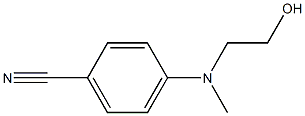 4-(N-(2-hydroxyethyl)-N-methylamino)benzonitrile 结构式