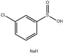 3-クロロベンゼンスルフィン酸ナトリウム塩 化学構造式