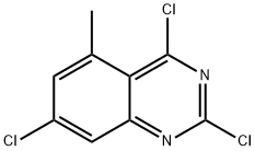 2,4,7-trichloro-5-methylquinazoline Struktur