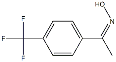 1-(4-三氟甲基苯)乙酮肟, 15996-83-5, 结构式