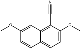 2,7-Dimethoxy-naphthalene-1-carbonitrile Structure