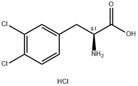 3,4-Dichloro-L-Phenylalanine hydrochloride Structure