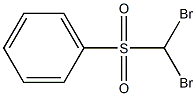 Benzene,[(dibromomethyl)sulfonyl]- Structure