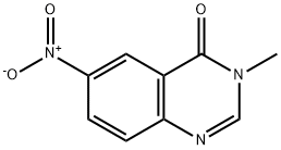4(3H)-Quinazolinone,3-methyl-6-nitro- 化学構造式